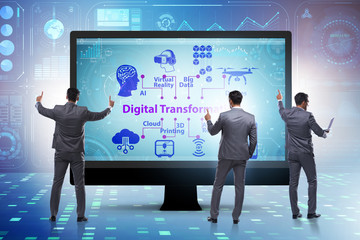 Digital transformation and digitalization technology concept