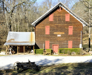 The historic Kymulga Bridge and Grist Mill