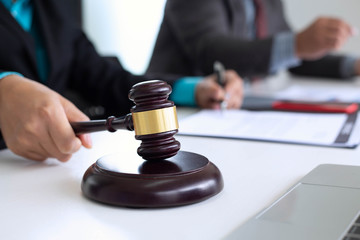 Lawyers are describing the sale transaction of a home sales project.Concepts of law