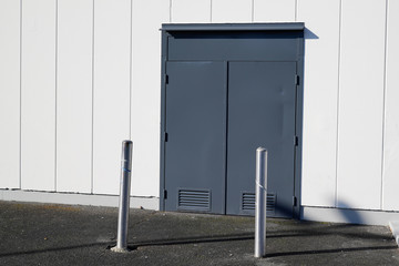 Fire exit door protection system in commercial industrial Unit
