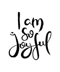 Hand lettering grunge card with textured handcrafted doodle letters in retro style