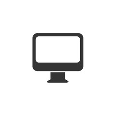 monitor icon vector illustration for website and graphic design