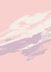 Obraz premium Pink and blue abstract hand painted background, acrylic digital painting. Contemporary modern art. Perfect for wedding invitation template, greeting card, blog, wrapping paper, scrapbooking