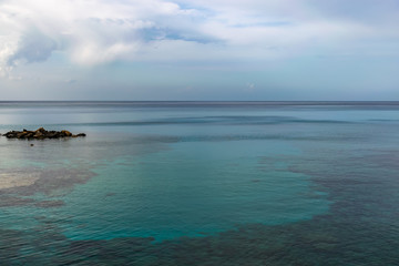 Fototapeta na wymiar Picturesque landscape on the coast of the island of Cyprus.