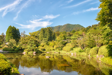 Scenic View at Kozan Park in Yamguchi, Japan