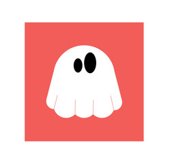 Cute Ghost Vector