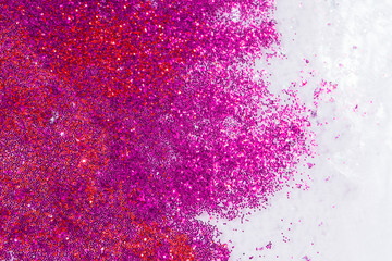 glitter with gel background 