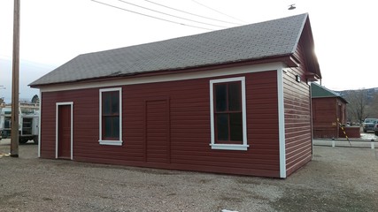 Old Train Yard Building 