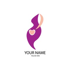 pregnant logo vector