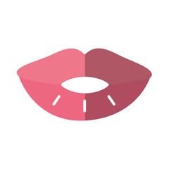 lips woman sexy isolated icon