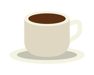 coffee in ceramic cup drink