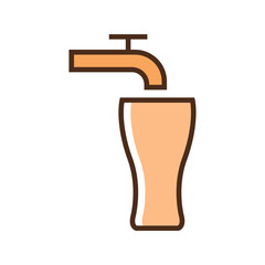 Color icon draft beer