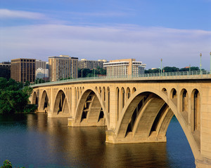 Francis Scott Key Bridge in daylight