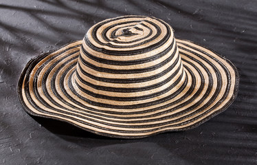Fototapeta na wymiar typical colombian hat - Text space