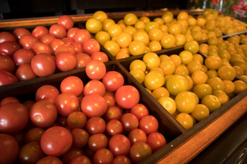 fruits and vegetables at the market