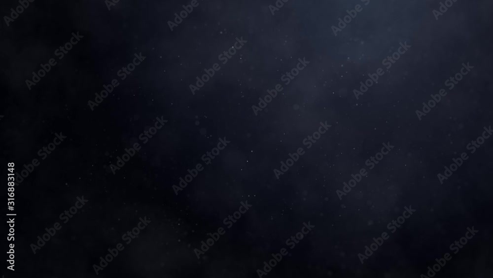 Wall mural forward into the space fog 4k loop features subtle movement forward into smoke or fog and particles 