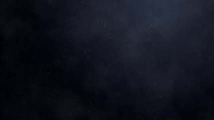 Forward Into the Space Fog 4K Loop features subtle movement forward into smoke or fog and particles in a loop