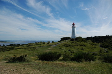 Fototapeta na wymiar Germany; Hiddensee; lighthouse
