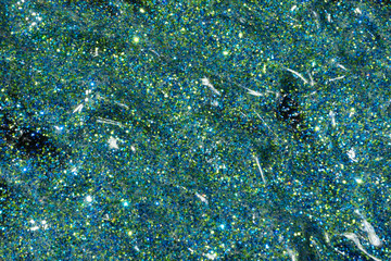 glitter with gel background 