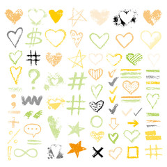 design chalk vector textures hand drawn textures