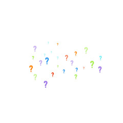 Question marks Quiz doubt survey faq public poll.