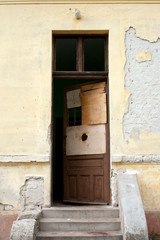 Details of an abandoned old building