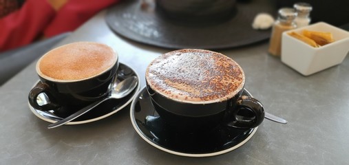 Obraz na płótnie Canvas Hot chocolate for breakfast