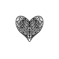 heart isolated on white background