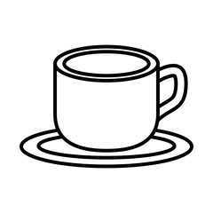 coffee in ceramic cup drink