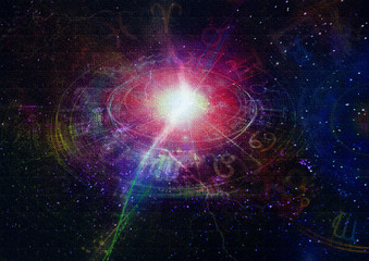 Horoscope Astologist Background Pattern Wallpaper