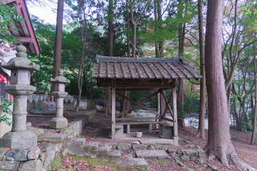 Hermitage of Bishamon-do, Yamashina-ku, Kyoto.