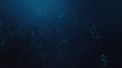 Abstract futuristic -  technology with polygonal shapes on dark blue background.  Design digital technology concept.