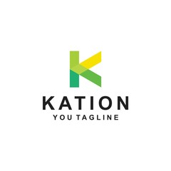 Kation K Logo Minimalist simple Templates