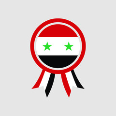Syria flag vector. can be used for Independence Day celebrations or other events