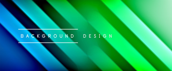 Dynamic trendy fluid color gradient abstract background with flowing wave lines. Vector Illustration