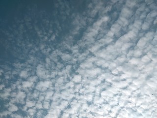 blue sky with clouds