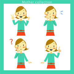 女性、妻、母　セット