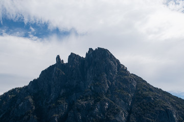 Andes mountain peak in Patagonia