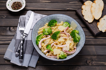 Pasta with seafood © Veronika Idiyat