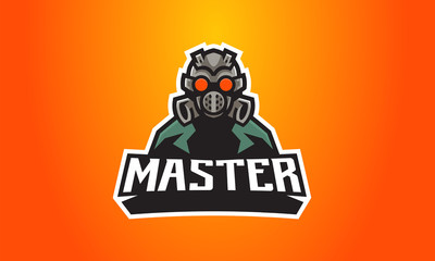 Gas Mask Esport Logo - Mascot Logo-01