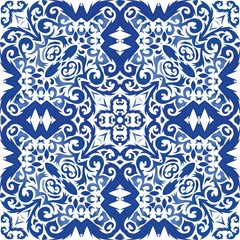 Antique portuguese azulejo ceramic.