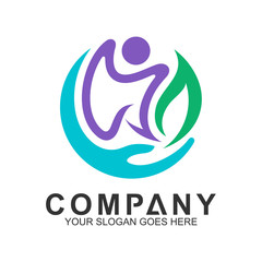 Children's Health Logo,Family Care Logo,Kid Support,Clinic Icon