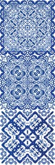 Ethnic ceramic tiles in portuguese azulejo.