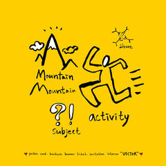 아이디어 일러스트 / 손으로 그린 캐릭터