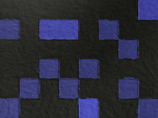 Fototapeta premium Colorful square pattern with a rough texture background. Background texture wall and have copy space for text. Picture for creative wallpaper or design art work.