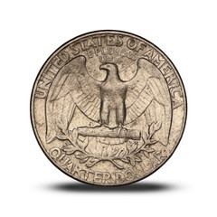 american quarter dollar coin from 1974