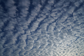 Cloud pattern in the sky with background.