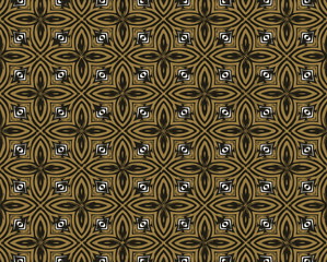 Seamless pattern in ornamental style. Geometric desing texture for greeting card and gifts.