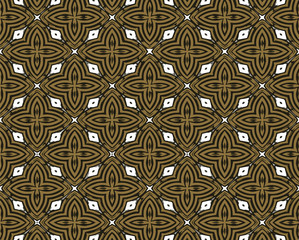 Seamless pattern in ornamental style. Geometric desing texture for greeting card and gifts.