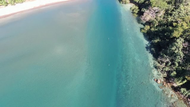 aerial view of the sea with a 360 panorama